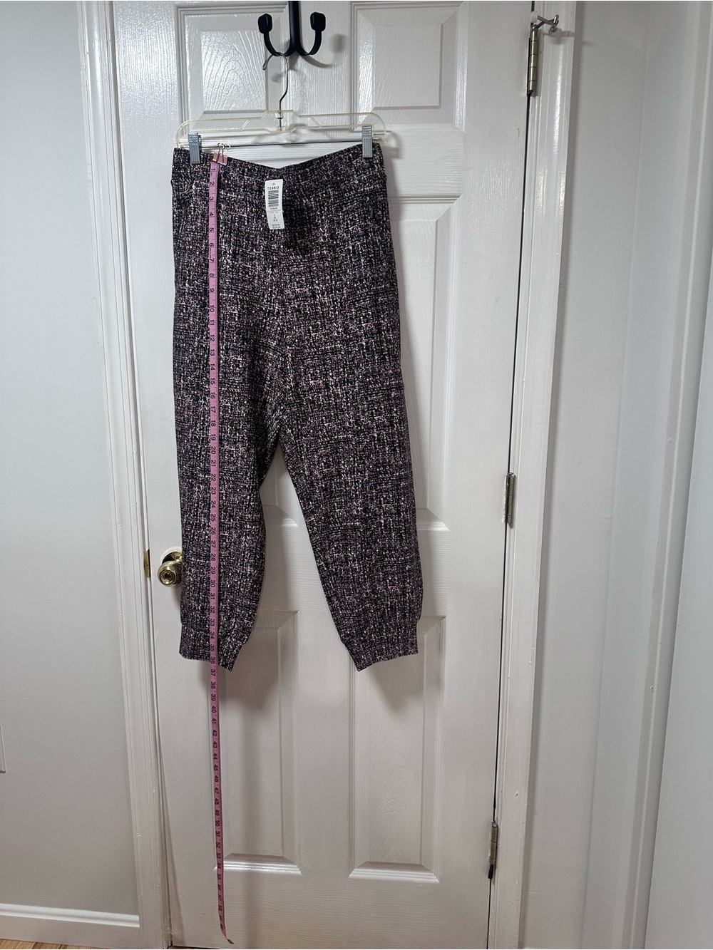 torrid Black and Pink Tweed Jogger Pants